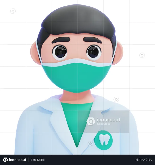 Dentist  3D Icon