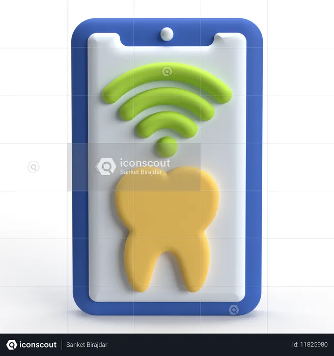 Dentist App  3D Icon
