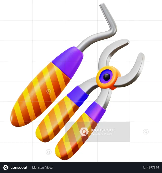 Dentist Tool  3D Icon