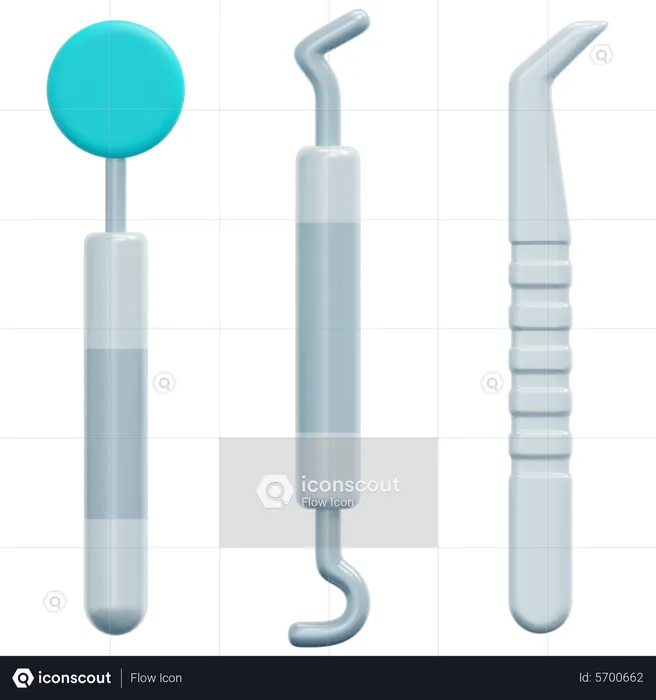 Dentist Tool  3D Icon