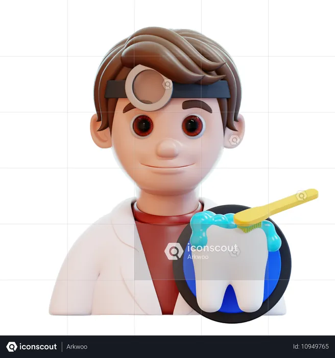 Dentista  3D Icon