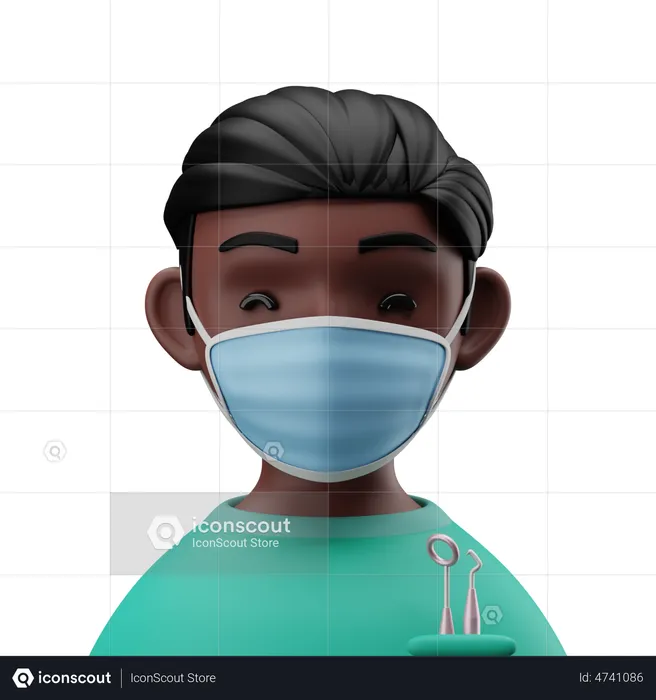 Dentista  3D Icon