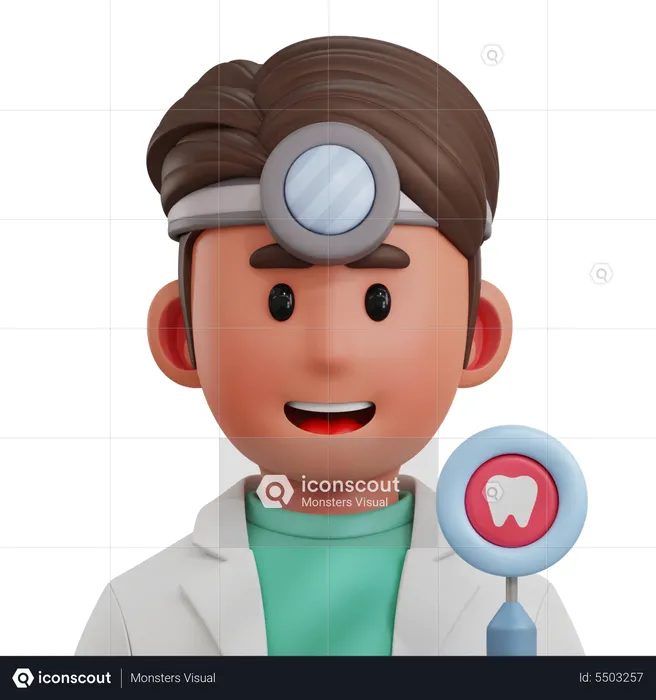 Dentista  3D Icon