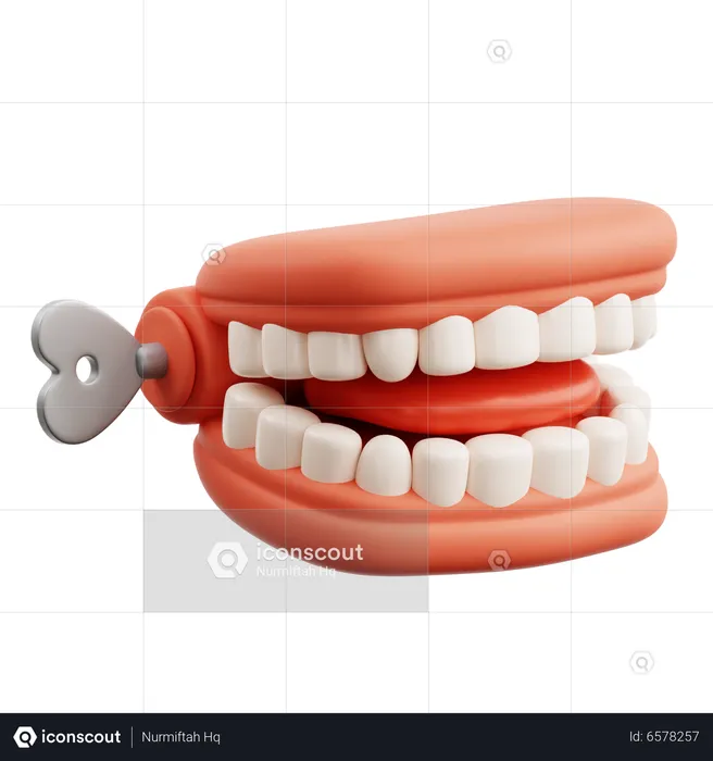Denture Toy  3D Icon