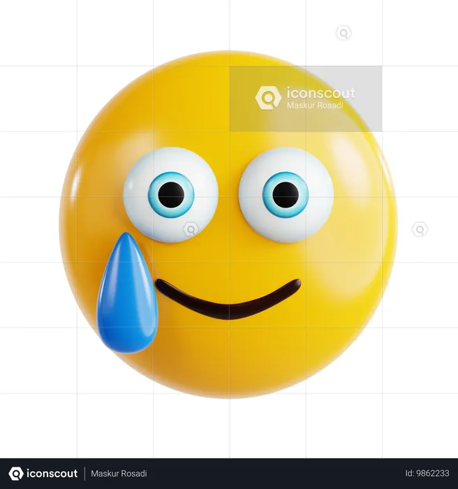 Emoji déplacé Emoji 3D Icon