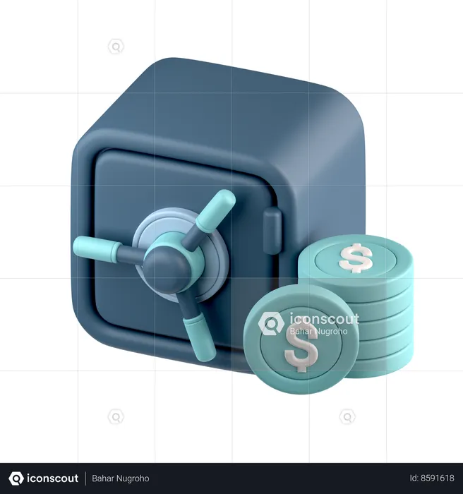 Deposit account  3D Icon