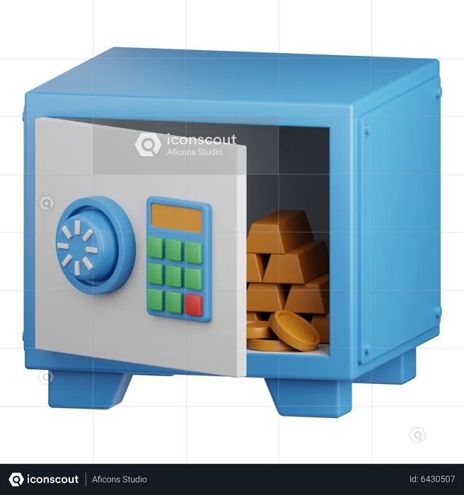 Deposit Box  3D Icon