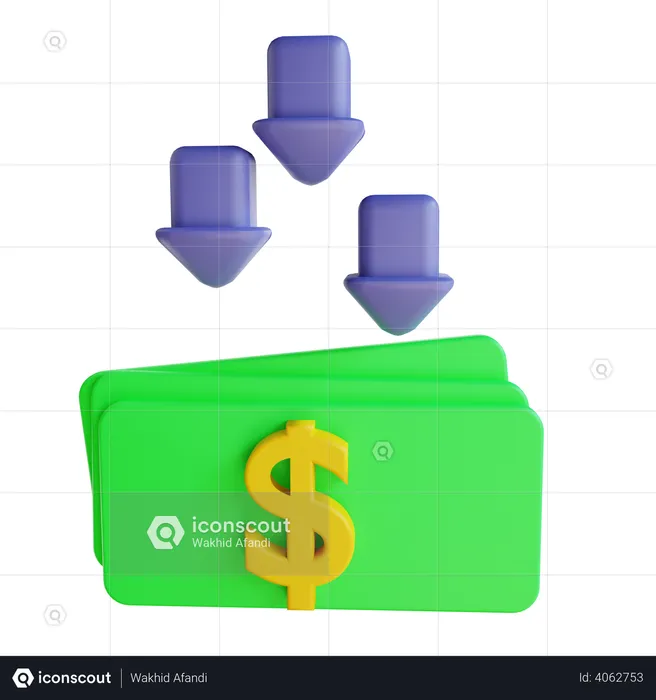 Deposit Funds  3D Illustration