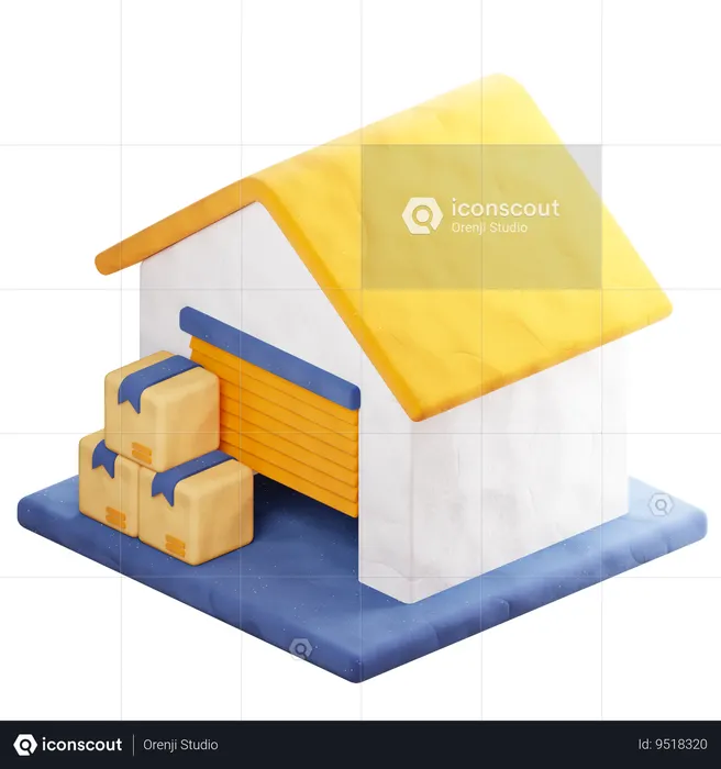 Depósito  3D Icon