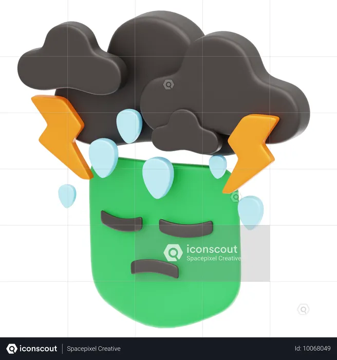 Depression  3D Icon