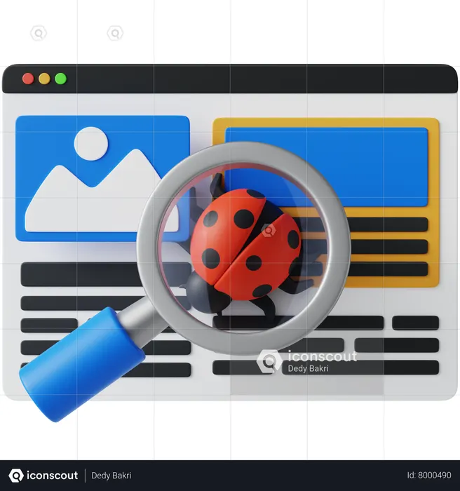 Depuración  3D Icon