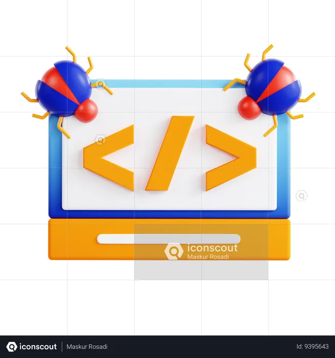 Depurar  3D Icon