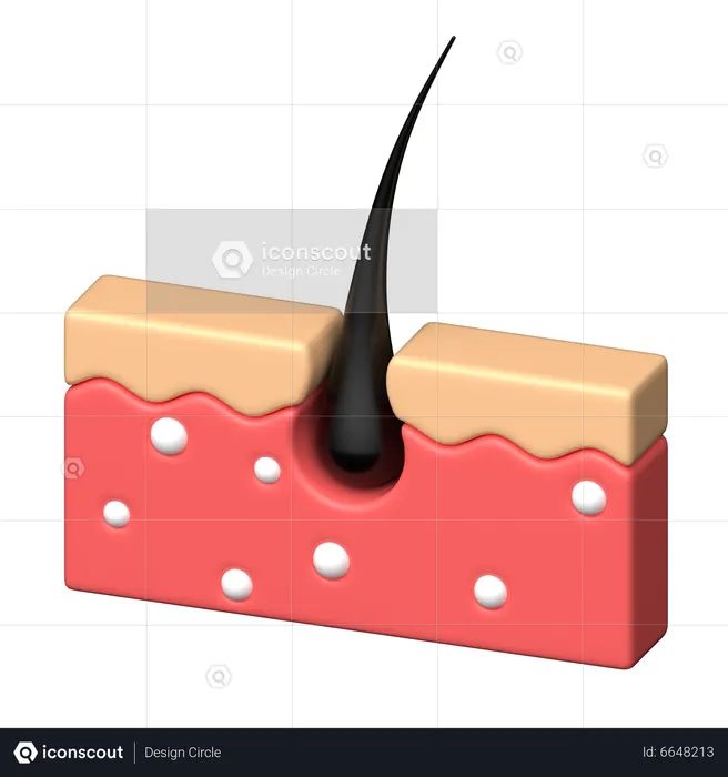 Dermatología  3D Icon