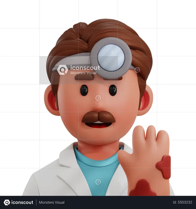 Dermatologist  3D Icon