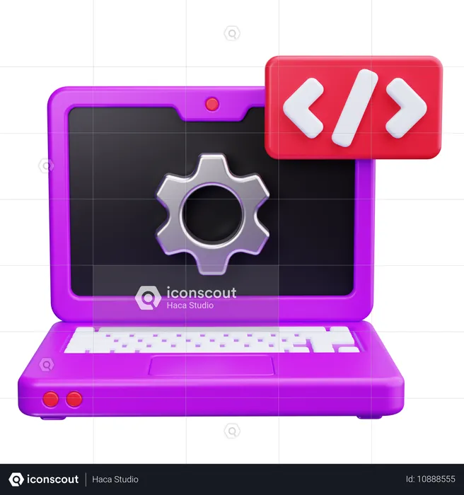 Desarrollo web  3D Icon