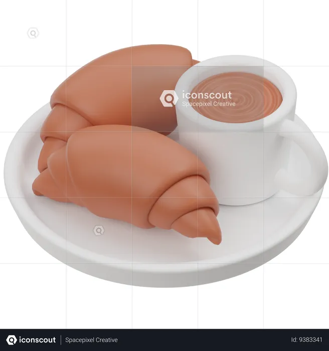 Desayuno  3D Icon