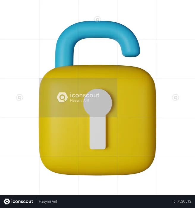 Desbloqueado  3D Icon