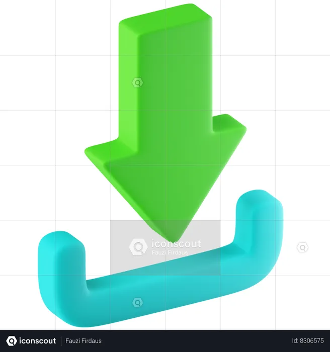 Descargar Flecha  3D Icon