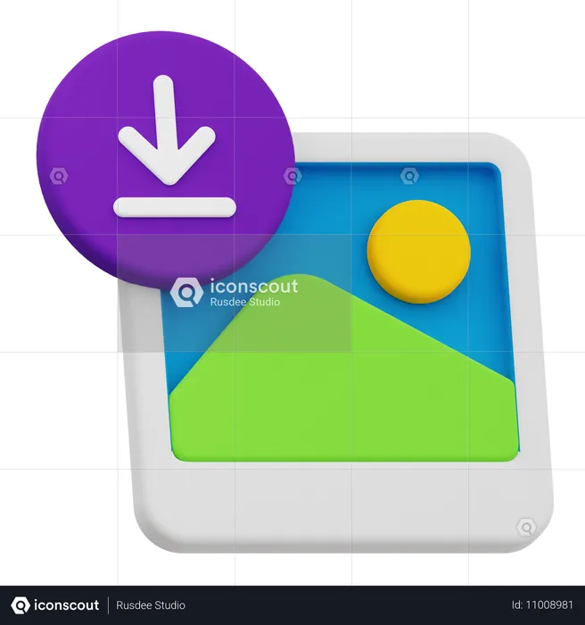 Descargar foto  3D Icon