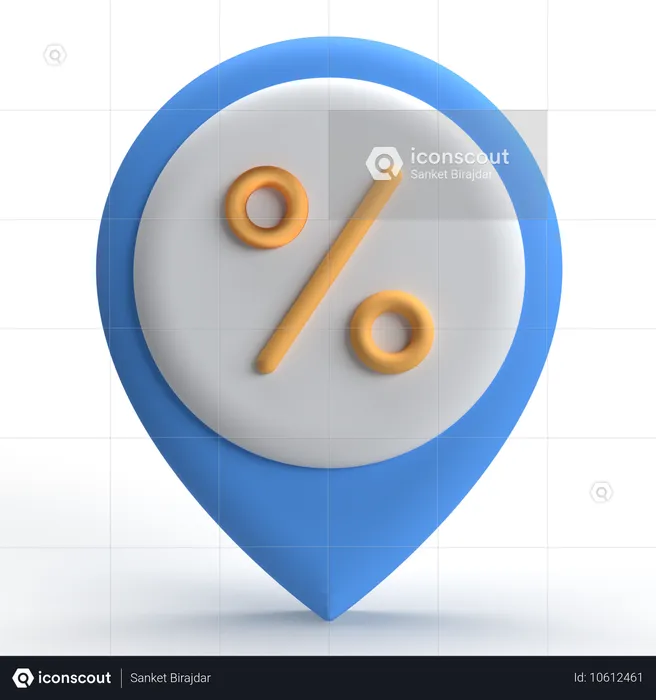 Espaço reservado para desconto  3D Icon