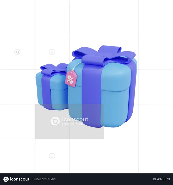 Caja de regalo  3D Icon