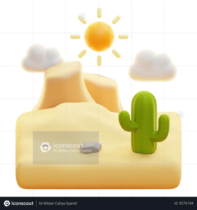 DESERT  3D Icon