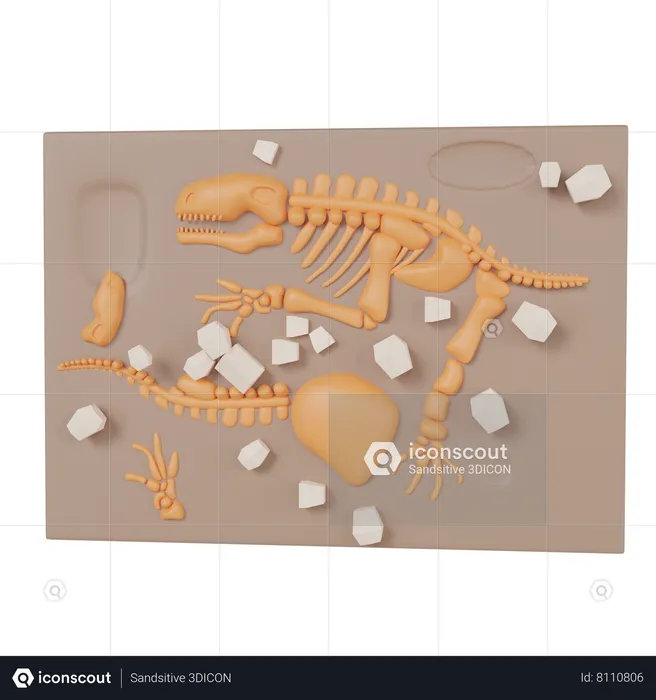 Desert Fossil  3D Icon