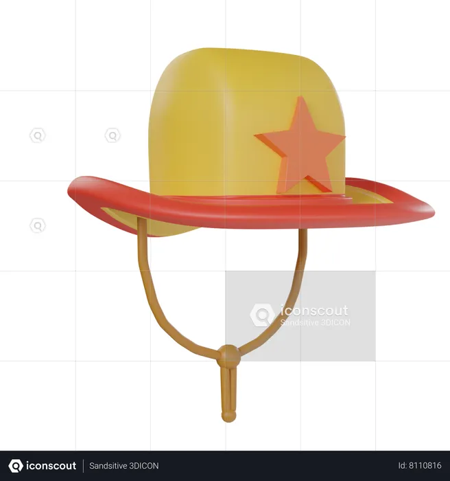 Desert Hat  3D Icon