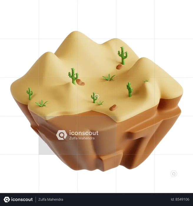 Deserto  3D Icon