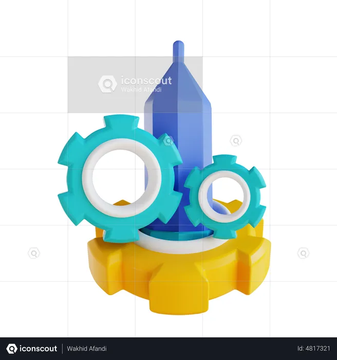 Design And Development  3D Icon
