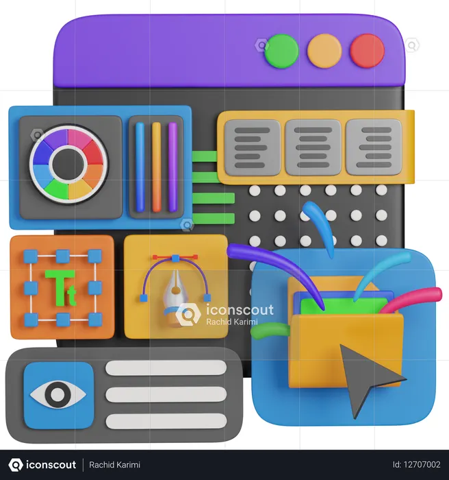 Design app  3D Icon