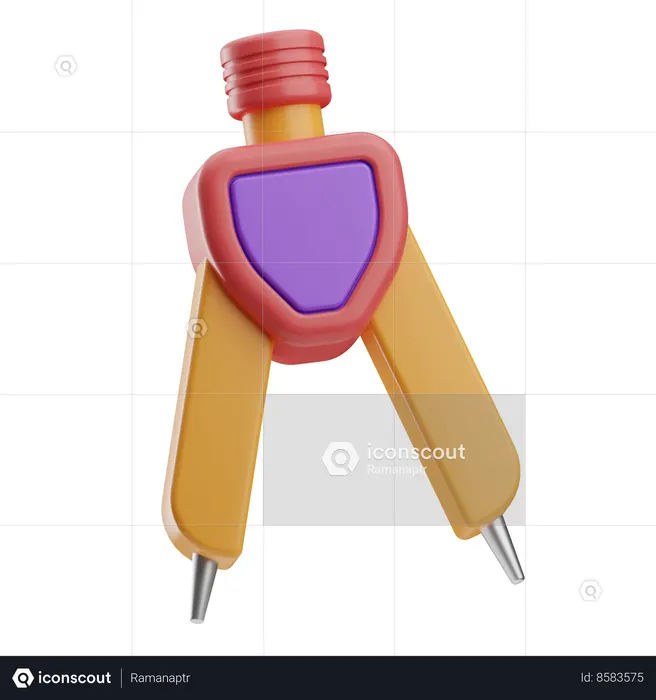 Design Compass  3D Icon