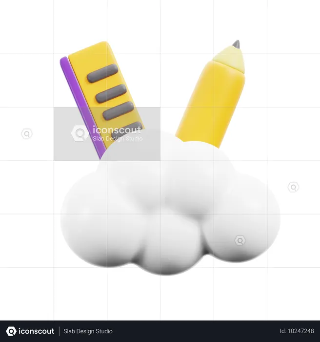 Projeto de nuvem  3D Icon