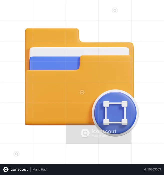디자인 폴더  3D Icon