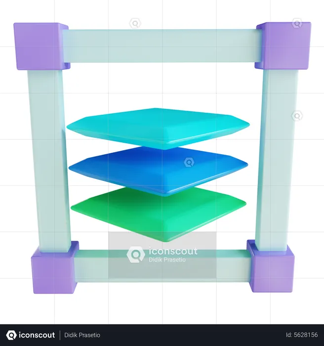 Design Layer  3D Icon