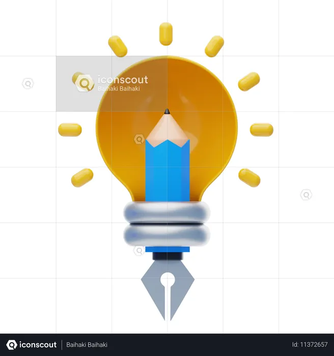 Pensamento de design  3D Icon