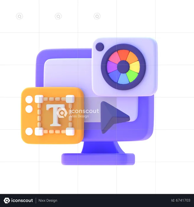 Design Process  3D Icon