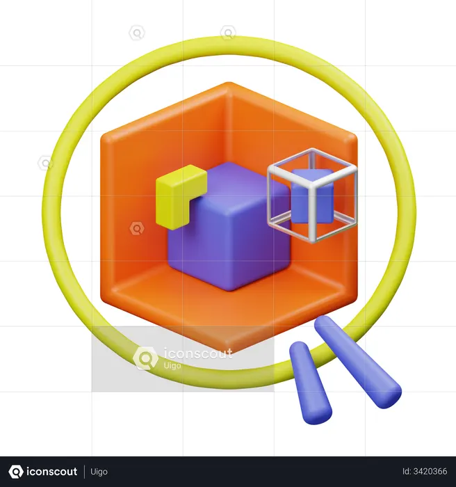 Design shapes  3D Icon