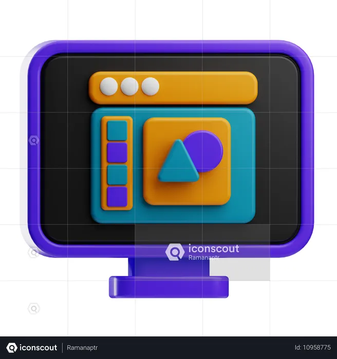 Design Software  3D Icon