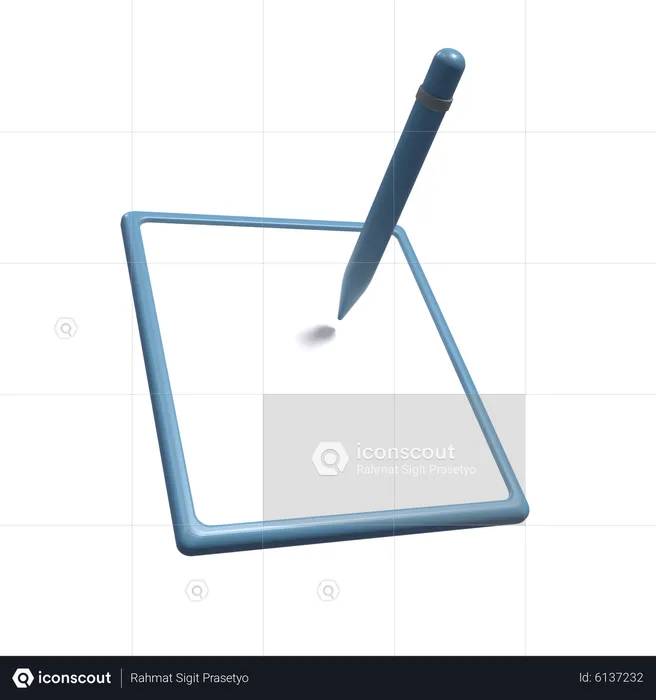 Design Tablet  3D Icon