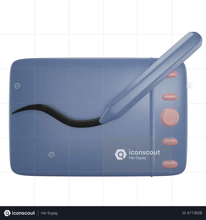 Design Tablet  3D Icon