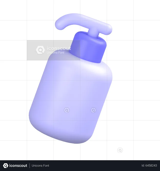 Desinfetante à base de álcool  3D Icon