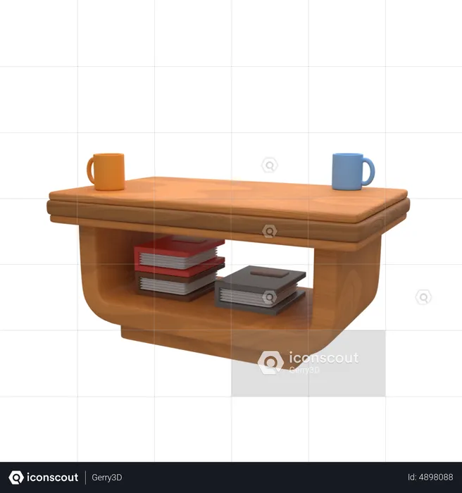 Desk  3D Icon