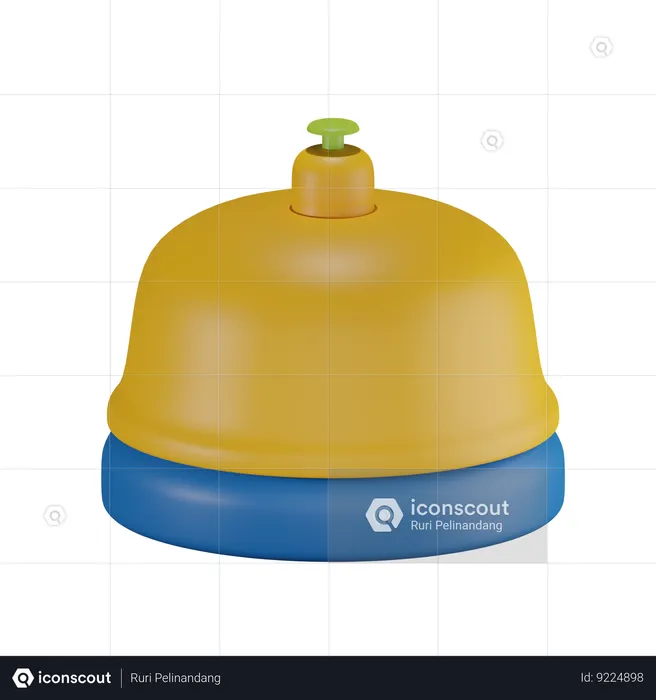 Desk Bell  3D Icon