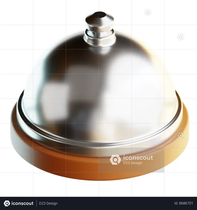 Desk Bell  3D Icon