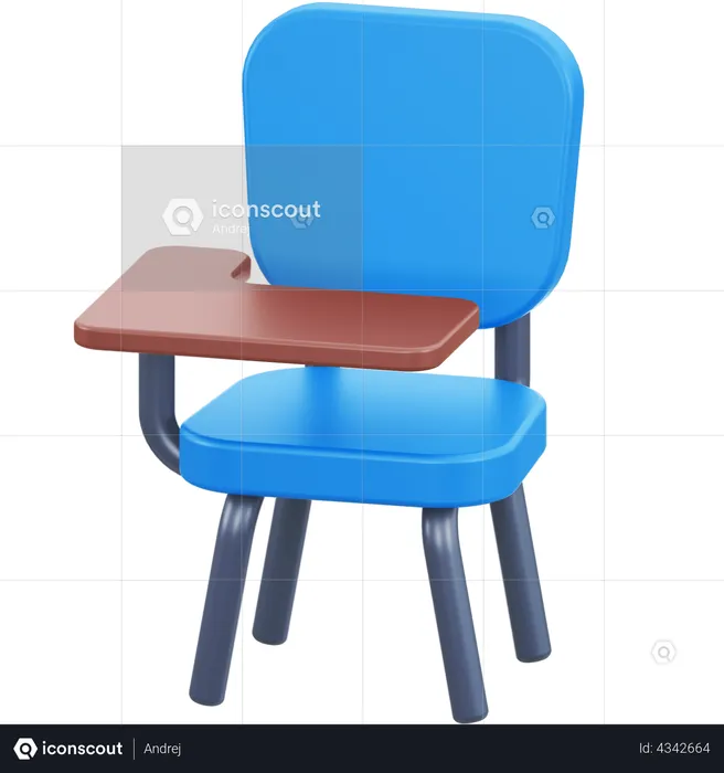 Desk Chair  3D Illustration