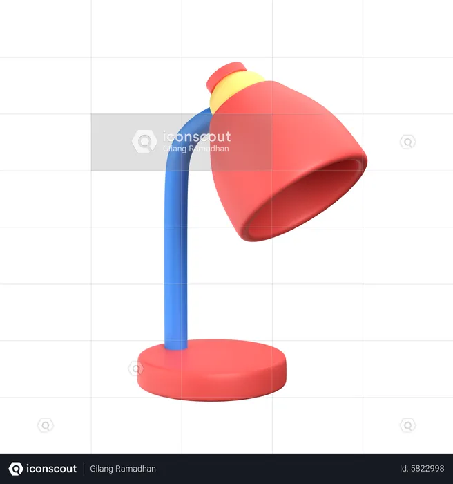 Desk Lamp  3D Icon