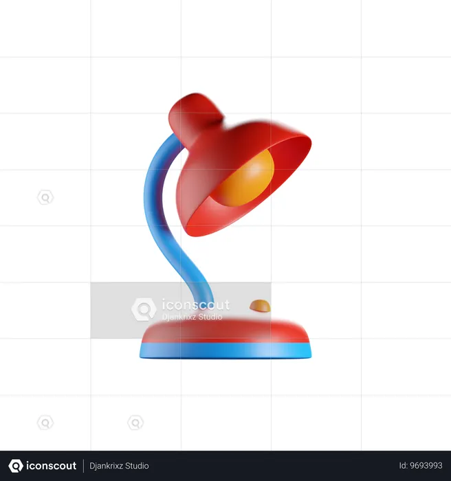 Desk Lamp  3D Icon