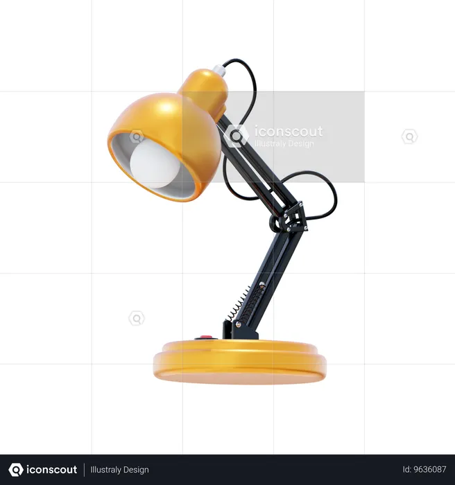 Desk Lamp  3D Icon