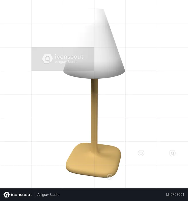 Desk Lamp  3D Icon